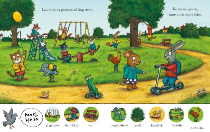Lan in Luna: Poglej in povej – Axel Scheffler - slika 2