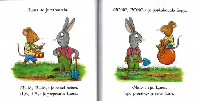 Lan in Luna: Prijazni polž – Axel Scheffler - slika 4