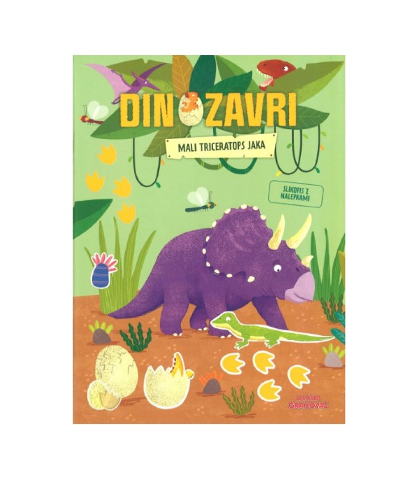 Nova knjiga Dinozavri: Mali triceratops Jaka