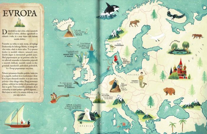 Atlas morskih deklic – Anna Claybourne, Miren Asiain Lora - slika 4