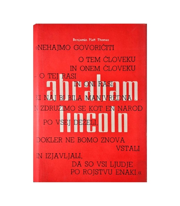 Rabljena knjiga Abraham Lincoln - Benjamin Platt Thomas