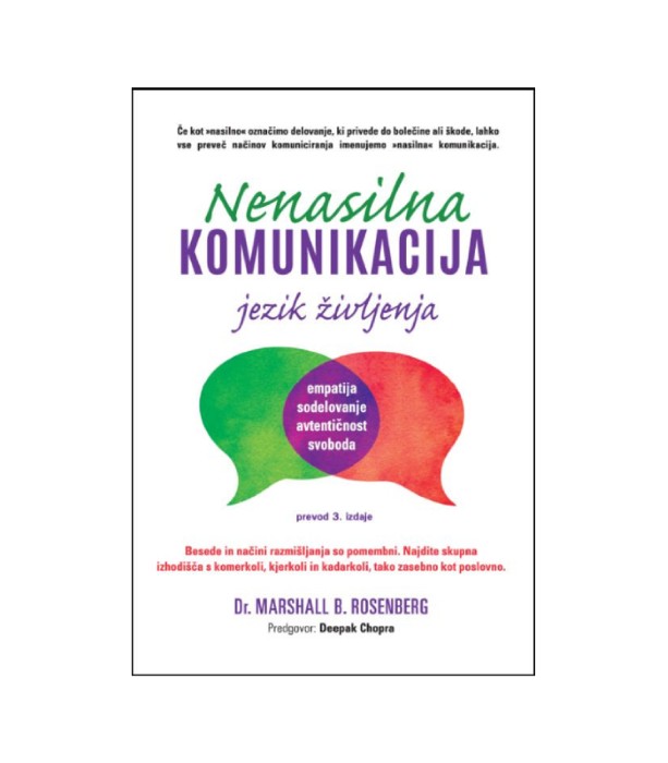 Nova knjiga Nenasilna komunikacija: jezik življenja - Dr. Marshall B. Rosenberg