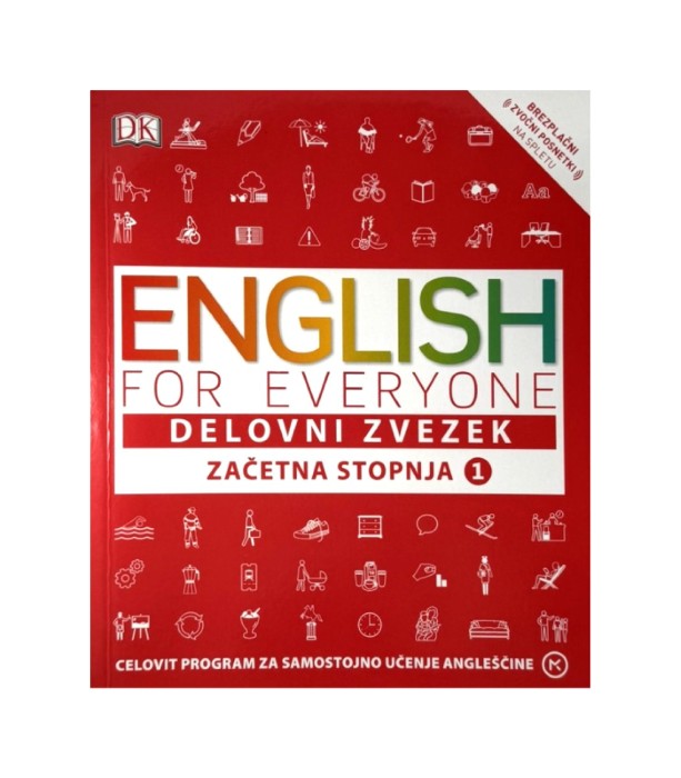Rabljena knjiga English for Everyone, začetna stopnja 1, delovni zvezek