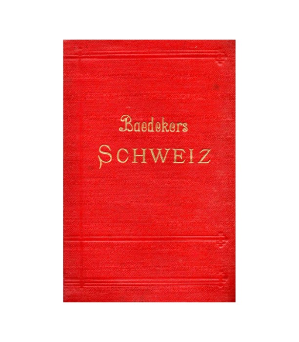 Schweiz - Karl Baedeker 1920