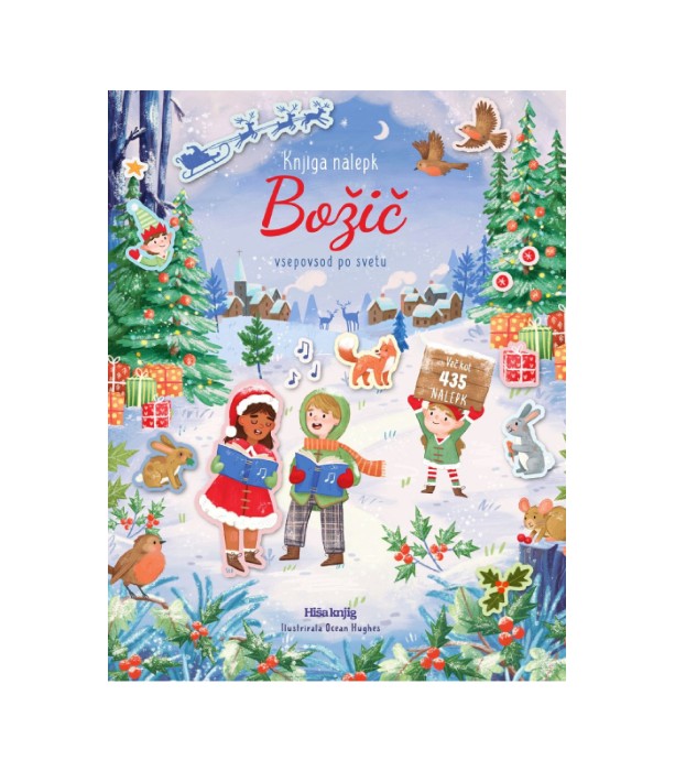 Božič vsepovsod po svetu (knjiga nalepk)