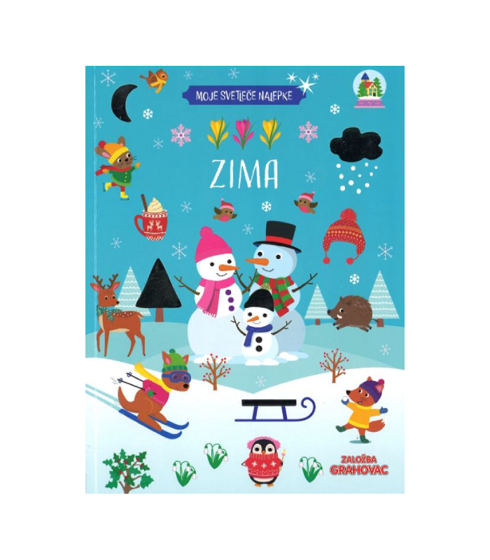 Moje svetleče nalepke: Zima