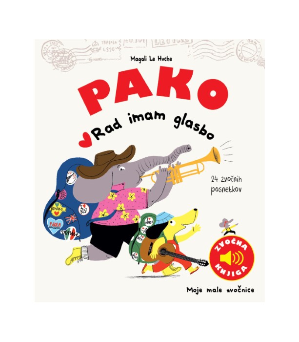 Pako: Rad imam glasbo (zvočna knjiga) – Magali Le Huche