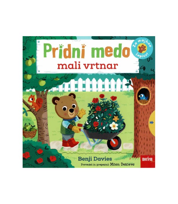 Pridni medo Mali vrtnar – Benji Davies