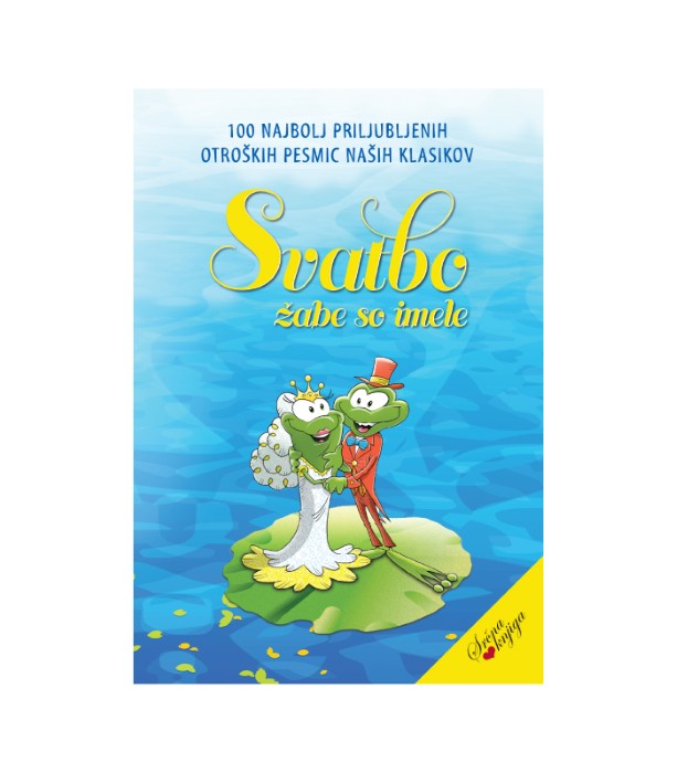 Svatbo žabe so imele: 100 najbolj priljubljenih otroških pesmic naših klasikov Kdo jih ne pozna? Najdihojca, Ciciban, Cvilimož, Škrat Dobrošin, Pleši, pleši, črni kos, Žabja svatba, Huda mravljica, Krokodil, Stari Medo, Hruška debeluška, Naša bela mačica, Kralj Matjaž, Tri ptičice, Dedek jež, Otrok s sončnico, Hi, konjiček … In še mnoge druge najbolj znane otroške pesmice slovenskih klasičnih avtorjev so tokrat zbrane na enem mestu, v eni knjigi. Primerne so za otroke, ki že razumejo tudi nekaj več od preprostih besedil in besednih iger, napisali pa so jih sami priznani pesniki, med njimi Fran Levstik, Oton Župančič, Anica Černejeva, Vida Jeraj, Srečko Kosovel, Karel Širok, Branko Rudolf idr. Prav gotovo večino izbranih pesmic že poznate in so se vam nekoč vtisnile globoko v srce – zdaj jih lahko prenesete tudi v srca svojih otrok.