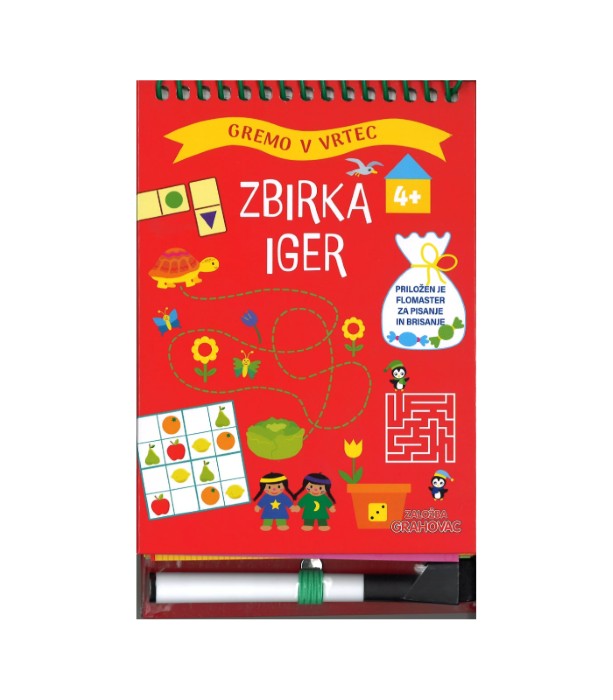 Gremo v vrtec: Zbirka iger, 4+