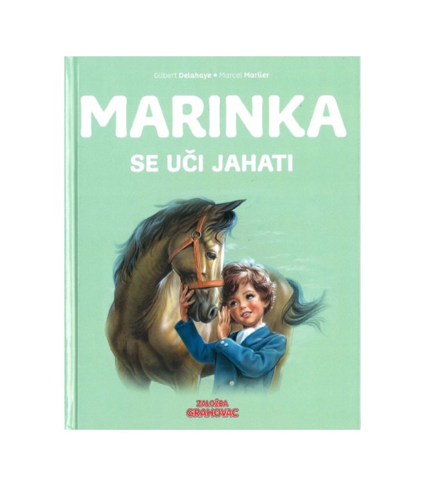 Marinka se uči jahati