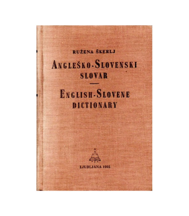 Angleško-slovenski slovar - Ružena Škerlj