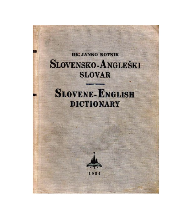 Slovensko-angleški slovar - Janko Kotnik