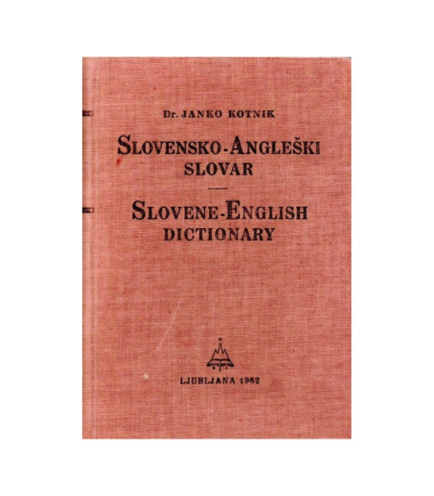Slovensko-angleški slovar - Janko Kotnik