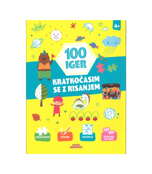 100 iger: Kratkočasim se z risanjem, 4+
