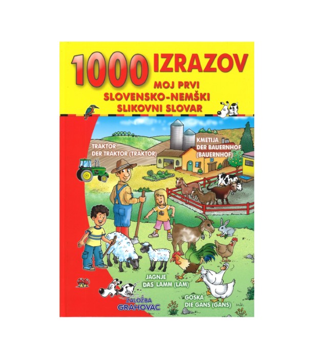 1000 izrazov: Moj prvi slovensko-nemški slikovni slovar