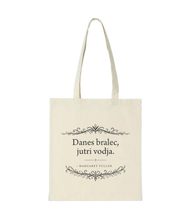 Bombažna vrečka Danes bralec, jutri vodja
