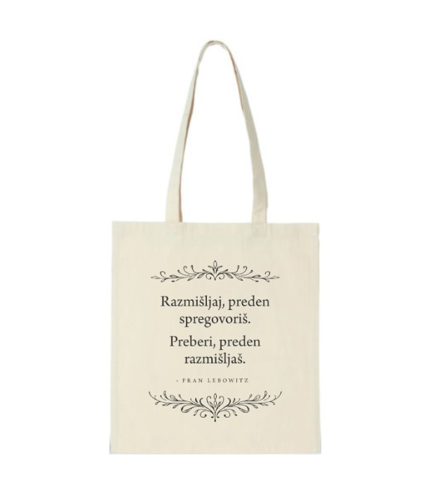 Bombažna vrečka z motivom